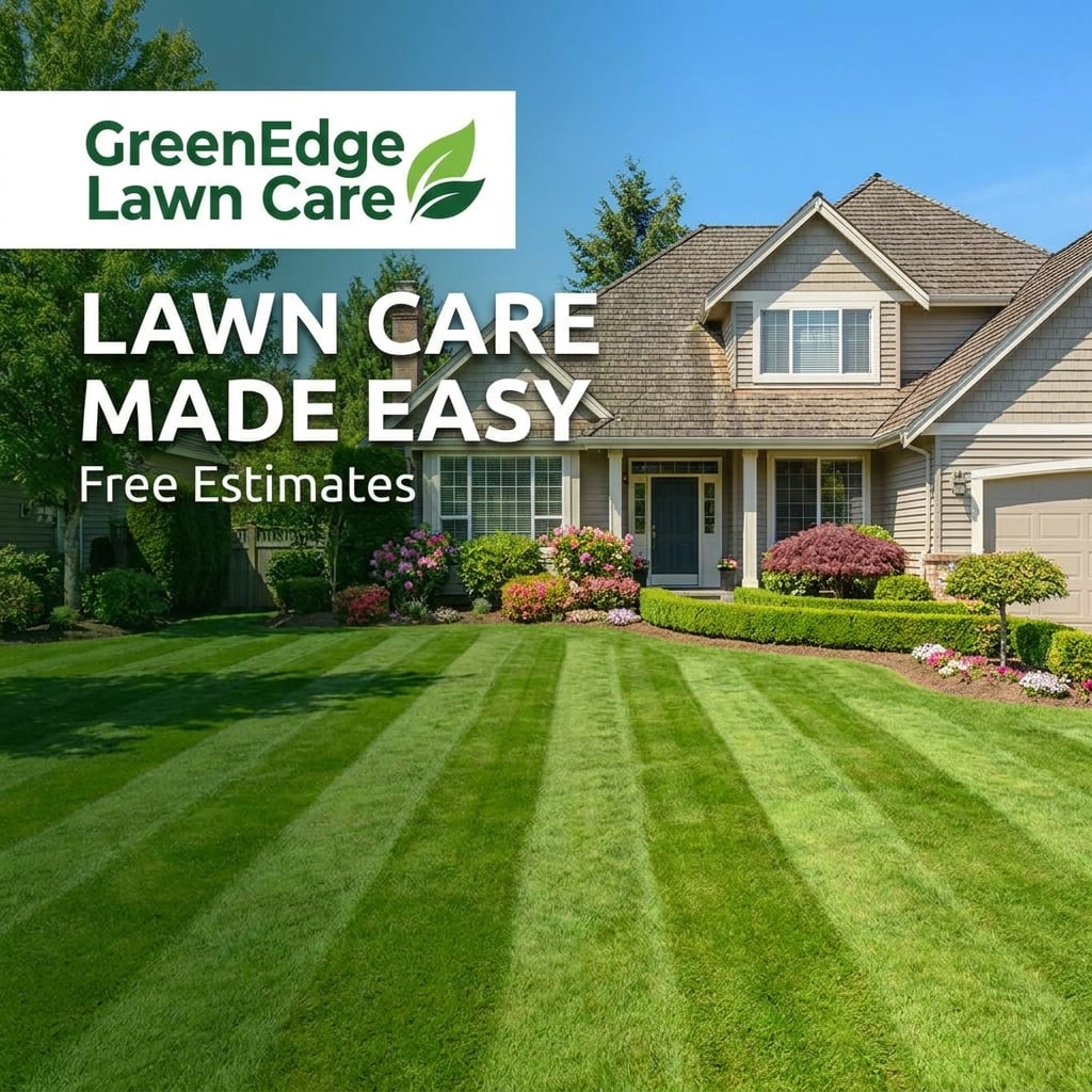 Example lawn care ad generated by Steadywork