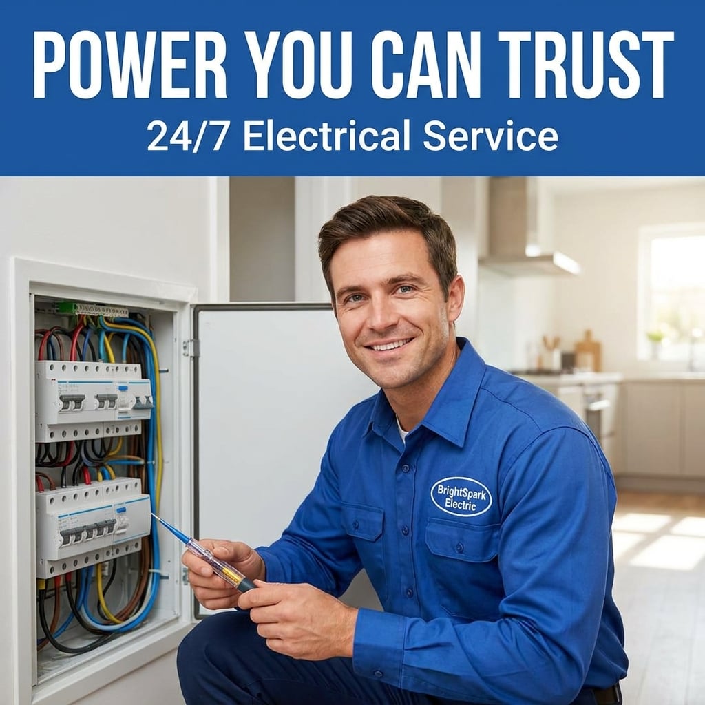 Example electrician ad generated by Steadywork
