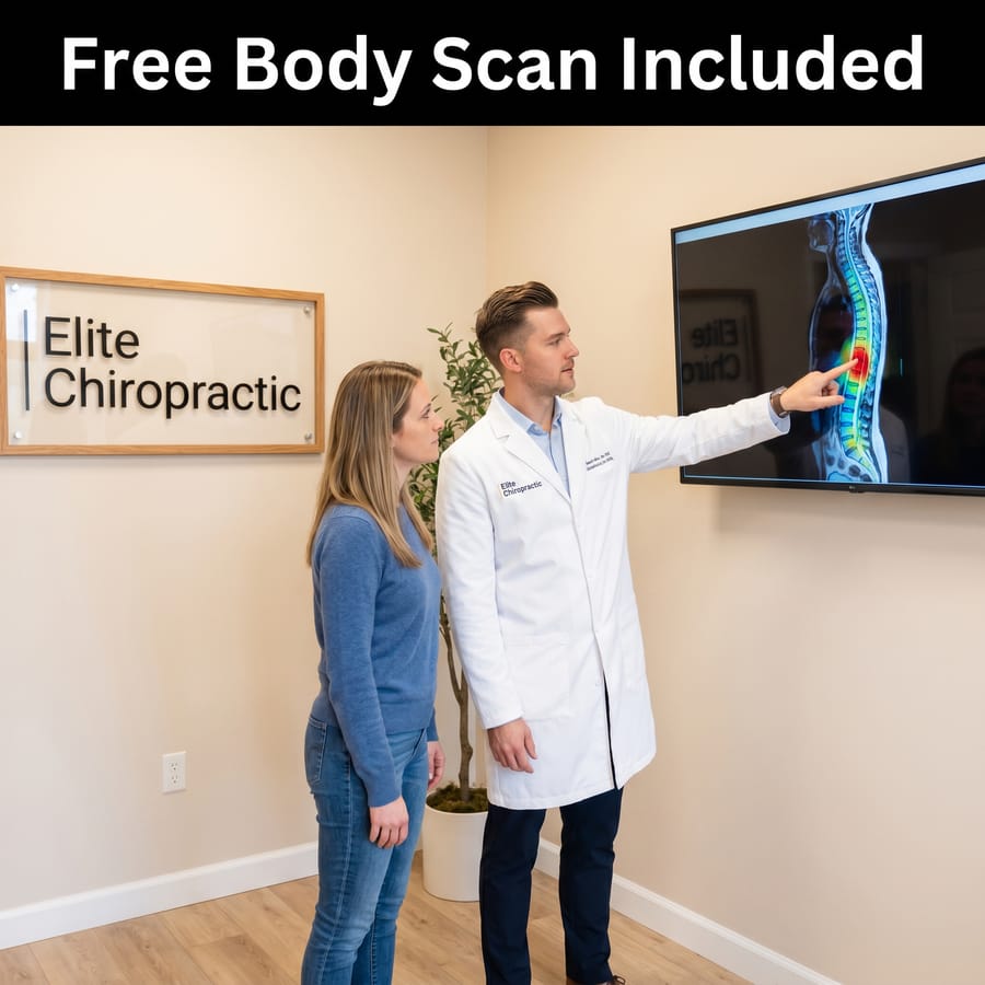 Example chiropractic ad generated by Steadywork
